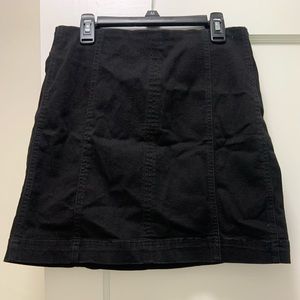 Black Stretch Mini Skirt